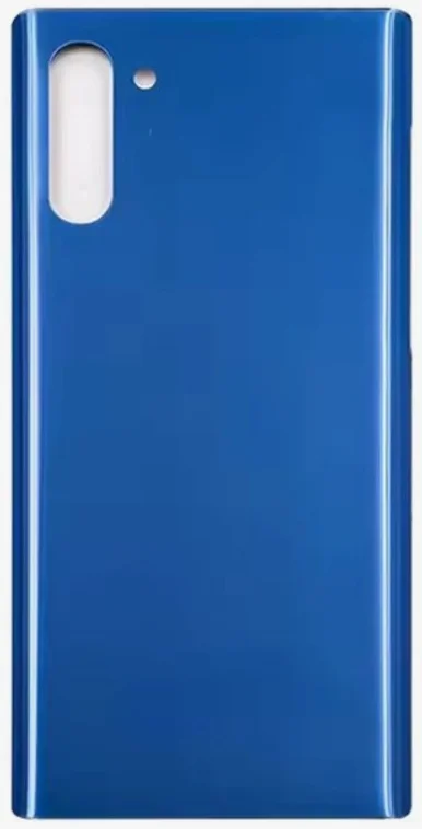Задняя крышка для Samsung Note 10 синяя (Blue)