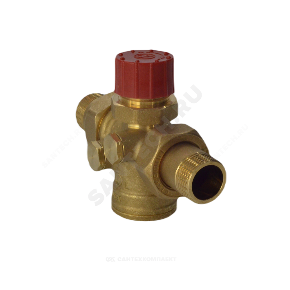 Клапан балансировочный автомат латунь R206A-1 Ду 15 G1/2" A Ру25 НР 0.05 - 0.8 м3/ч без ниппелей Giacomini R206AY103