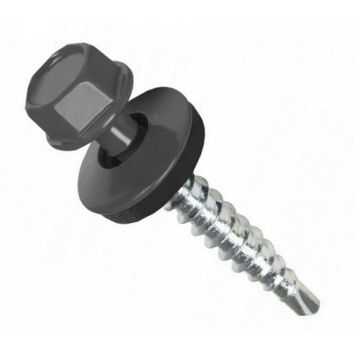 Саморез кровельный RAL-7024 темно-серый 4,8х29