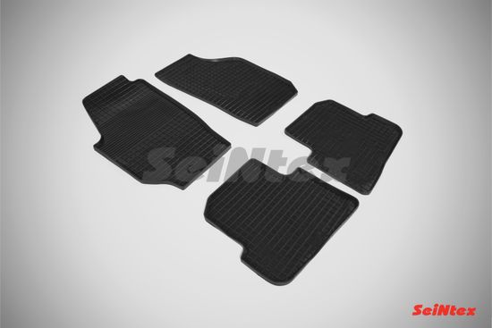 Резиновые коврики в салон Skoda Fabia II [MK2] (2007-2015) "Сетка"