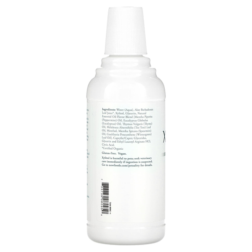 NOW Foods, Solutions, XyliWhite, ополаскиватель для рта, без фтора, освежающая мята, 473 мл (16 жидк. унций)