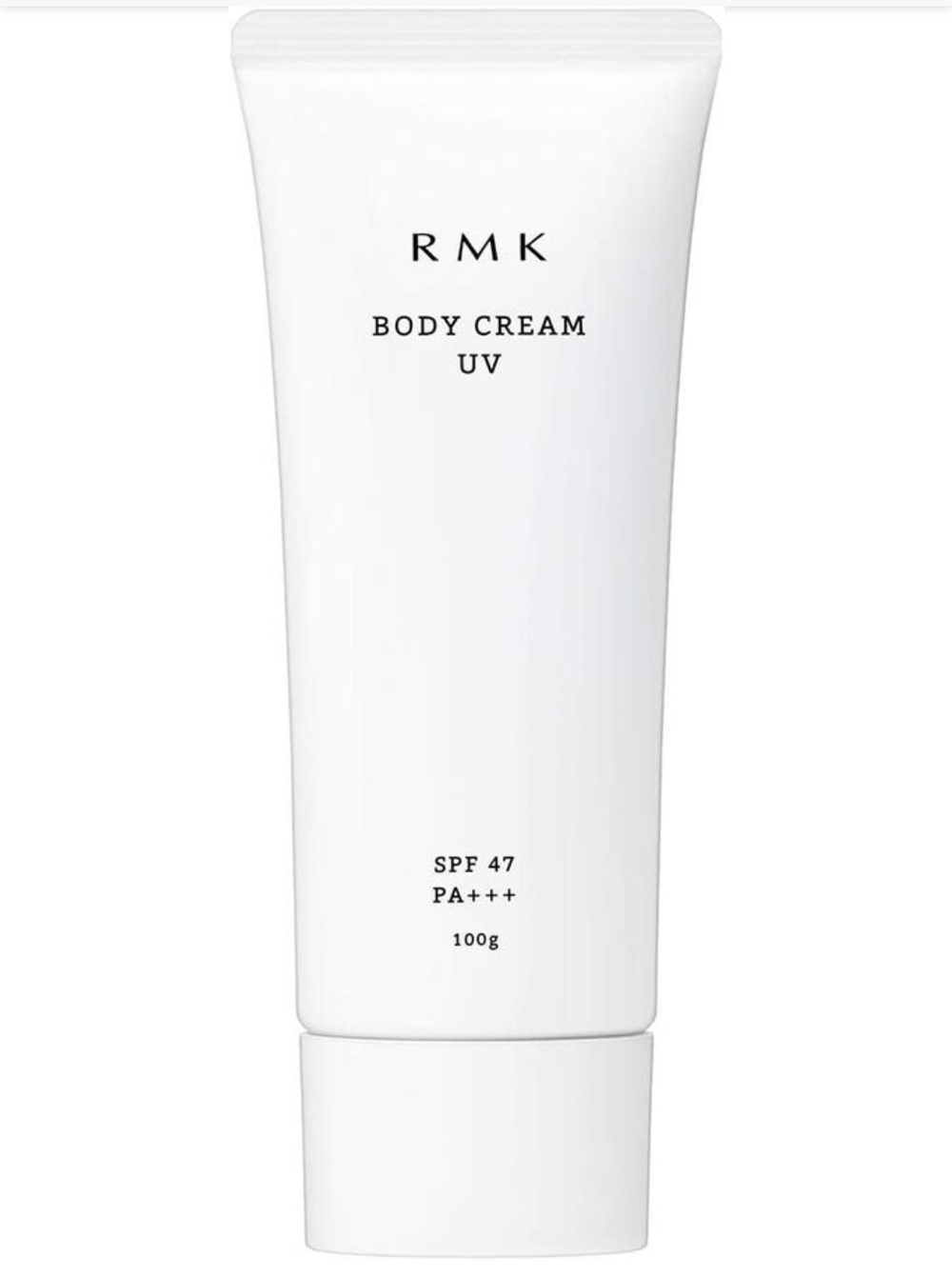 RMK Body Cream UV - солнцезащитный крем для тела с легким шиммером и сладким ароматом тропических цветов