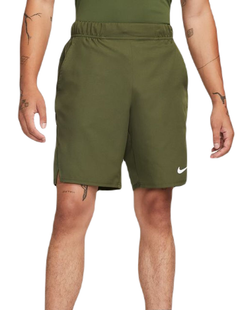 Мужские шорты теннисные Nike Court Dri-Fit Victory Short 9in - rough green/white