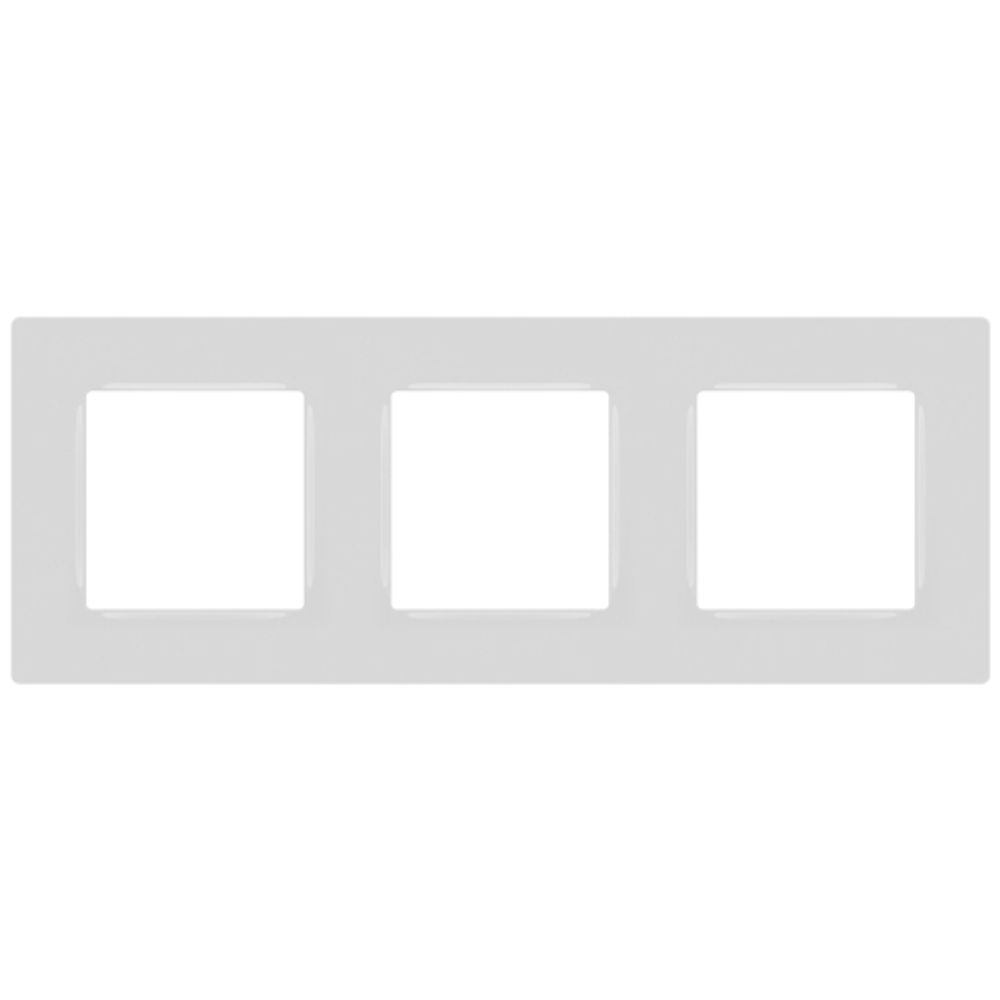 Рамка для розеток и выключателей ЭРА Серия 12 12-5203-01 на 3 поста, Классик, белый