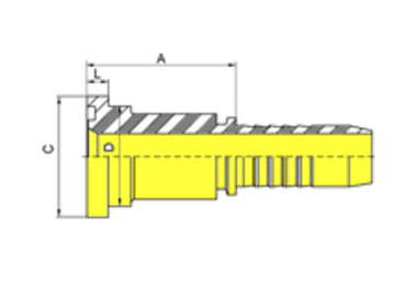 Фитинг DN 38 SFL 2 71.4