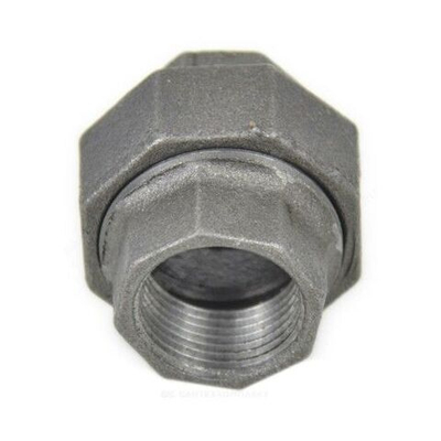 Соединитель разъемный прямой американка Ду 20 (3/4") ВР/ВР, чугун, черный, конусный