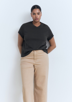 Джинсы-кюлоты Catherin с высокой талией