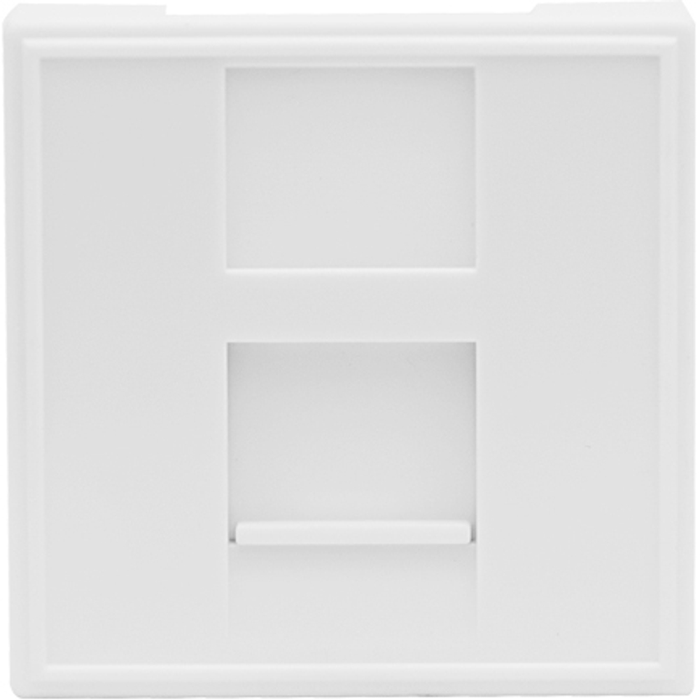 Розетка DEC RJ45 UTP кат.6,  2мод.,  бел. (45х45мм),  серия (тип) DEC