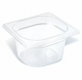 Гастроемкость 1/6*65 мм (176*162*65 мм) 1 л, поликарбонат