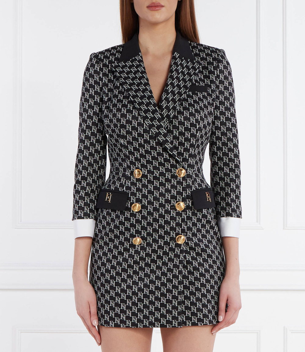 Платье Elisabetta Franchi - черный(ABS1041E2)