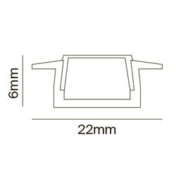 Профиль для ленты Maytoni ALM004S-2M