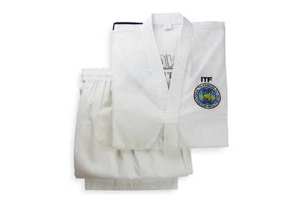 Кимоно таэквондо ITF Black belt тм Sasung