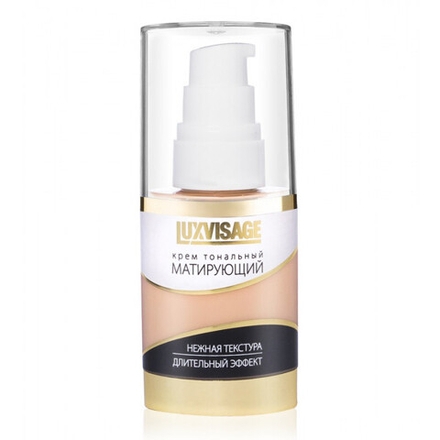 LUXVISAGE Матирующий тональный крем № 12 ванильный беж
