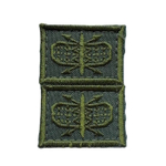 Нашивка петличная РТВ поле на липе