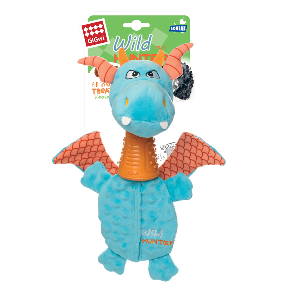 85062 Игрушка для собак Дракон 34см, серия WILD HUNTER, GiGwi