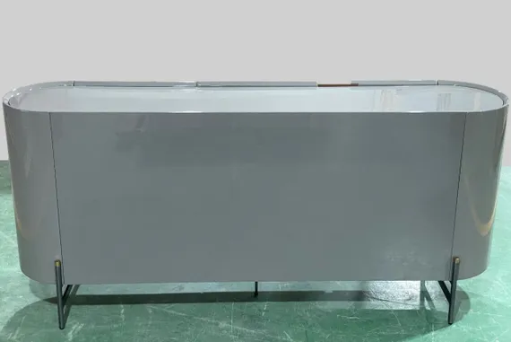 Комод 9686 180х80 см, серый глянец