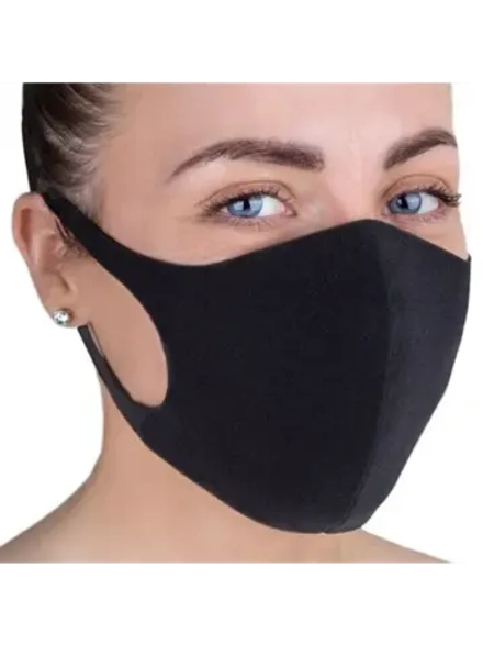 Маска многоразовая,неопрен, черная