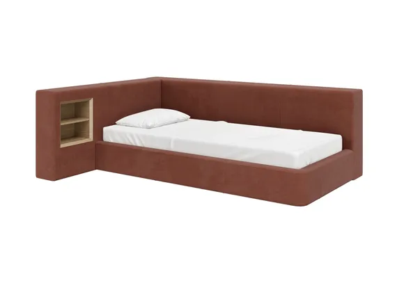 Диван-кровать Cube c нишей M (сиена FiberGuardе)