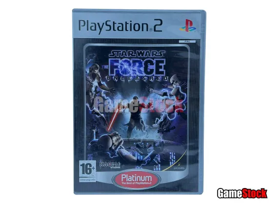 PS2 Platinum Star Wars The Force Unleashed (Б/У, Английская версия, SLES-54658, PAL)