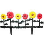 Заборчик LISTOK декоративный ЦВЕТЫ Размер секции: 62х33,5см