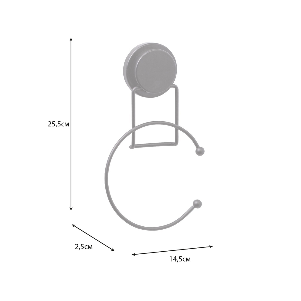 "MAGIC BLACK" Полотенцедержатель кольцо FX-45011
