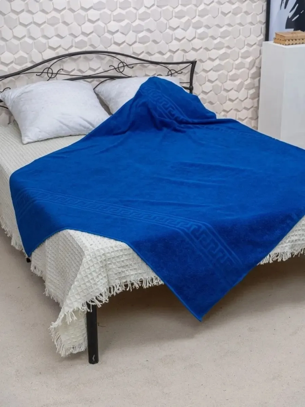 Простыня махровая гладкокрашеная