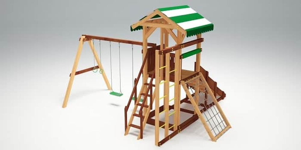 Деревянная детская площадка Савушка "4 сезона" - 4