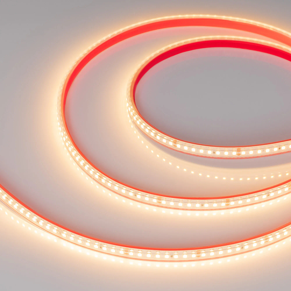 Светодиодная лента герметичная RTW-PS-A160-10mm 24V Warm2700 (12 W/m, IP67, 2835, 5m) (Arlight, 12 Вт/м, IP67) 024545(2)
