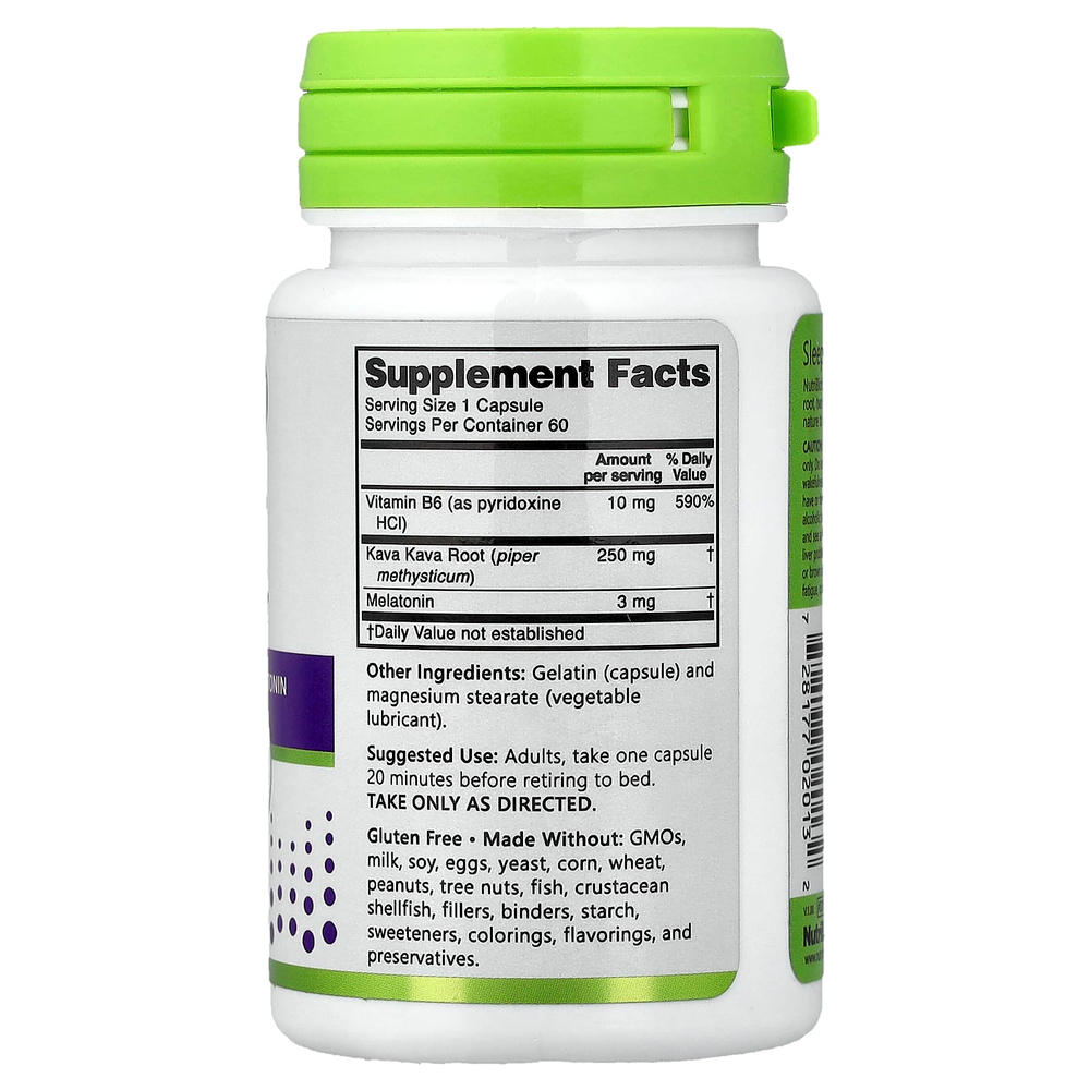 NutriBiotic, MetaRest® для сна, 60 капсул