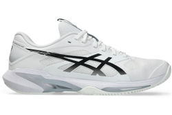 Мужские кроссовки теннисные Asics Solution Speed FF 4 Clay - white/black