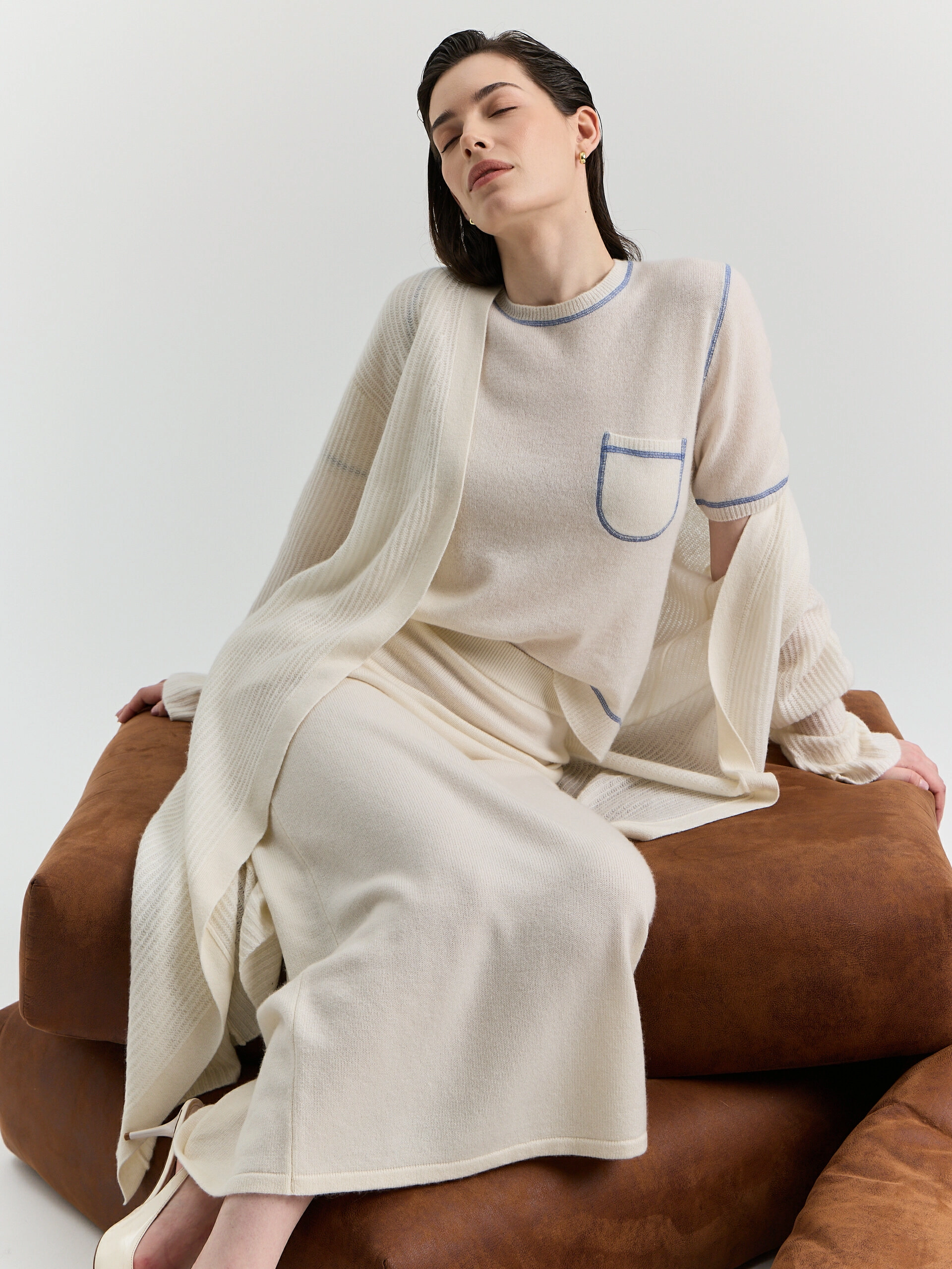 Кашемировая футболка