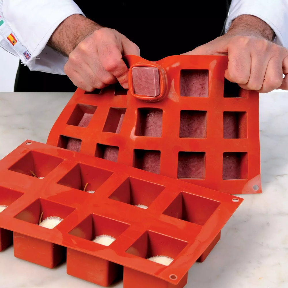 Силиконовая форма SF105 Cubes (Кубы) 35, Silikomart, Италия
