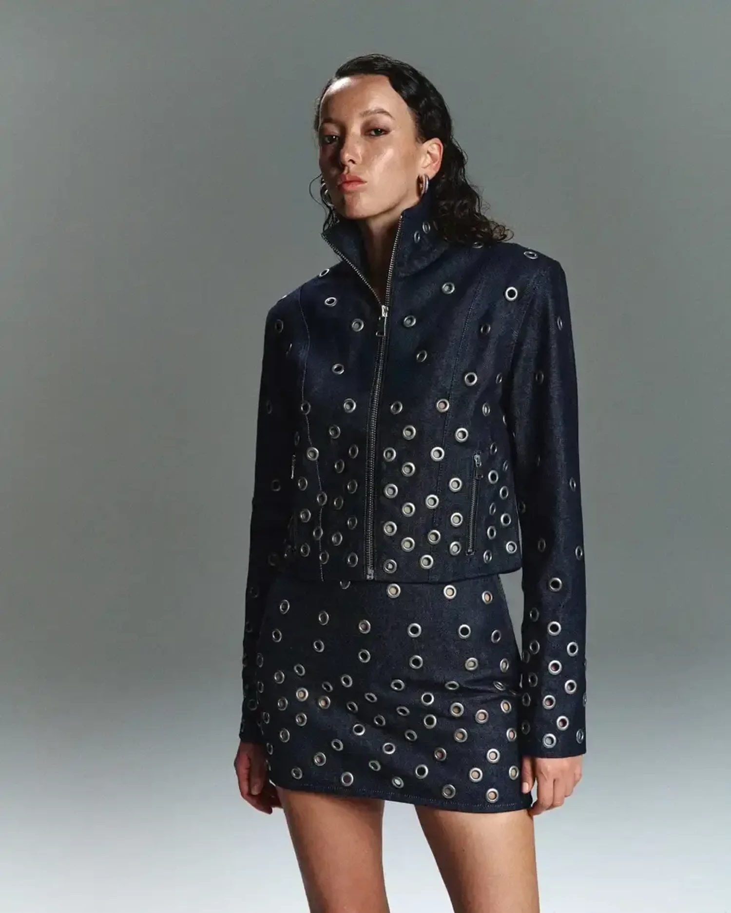 Куртка Raw с люверсами