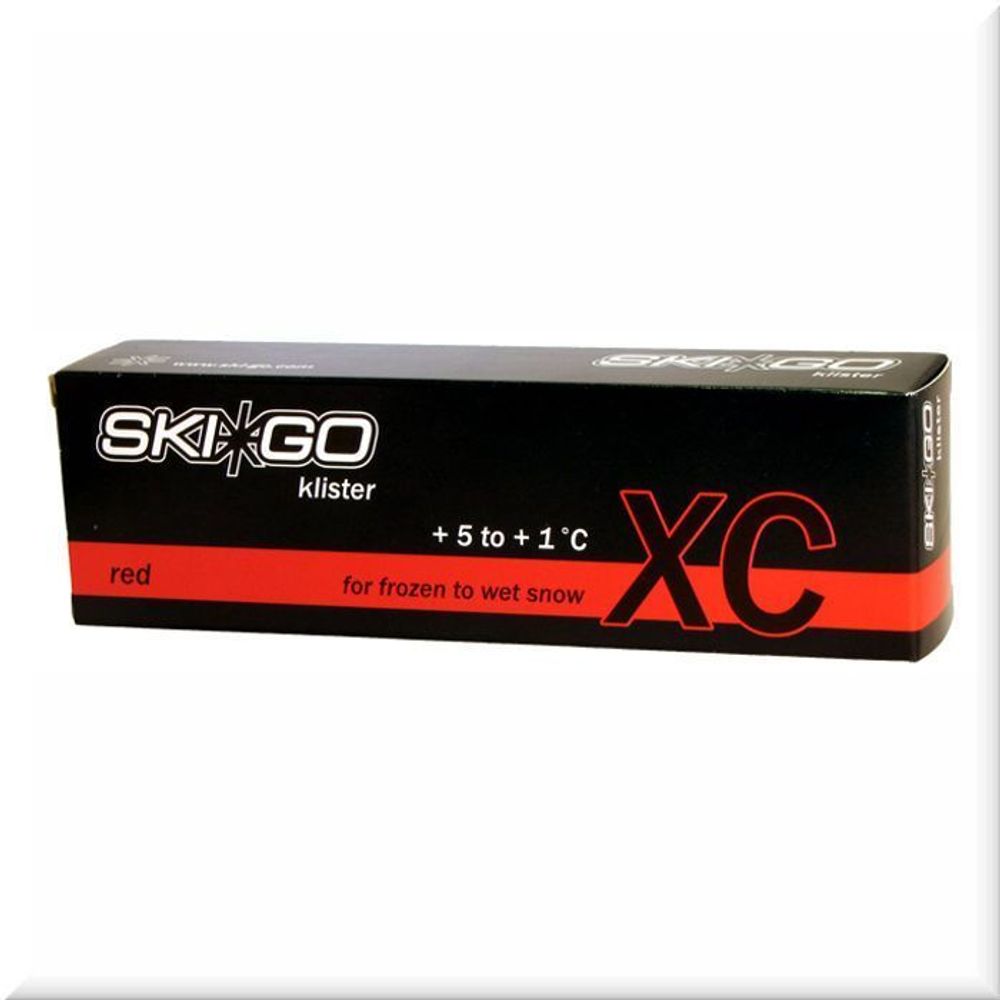 SkiGo Жидкая мазь клистер XC Klister Red +5° до +1°С (для мокрого крупнозернистого снега)