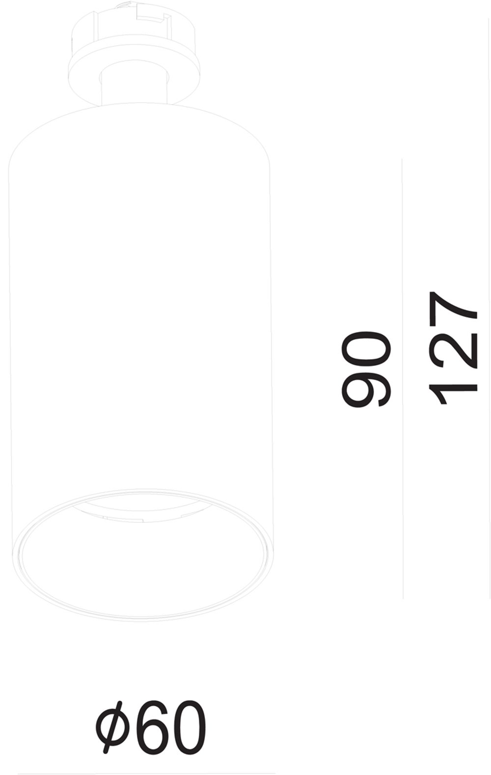 Светодиодный светильник для накладного основания серии DL18629