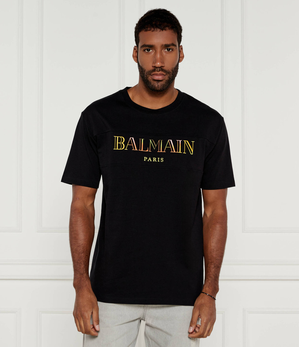 Футболка Balmain - черный(DH0EG006 BC81)