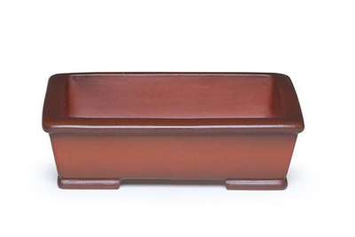 Премиальный неглазурованный горшок для бонсай от Мастера Чжана (исинская керамика) |14.5*11.0*4.0