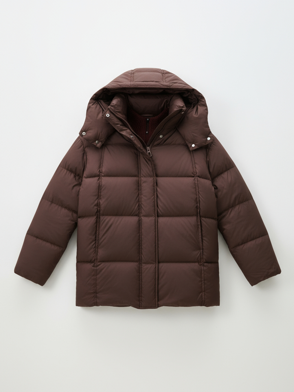 Объемный пуховик