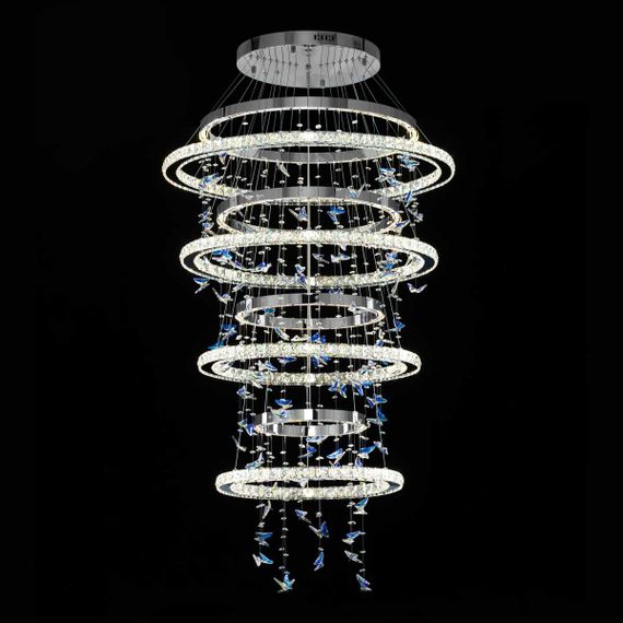 Люстра хрустальная с пультом Citilux ETERA CL322090