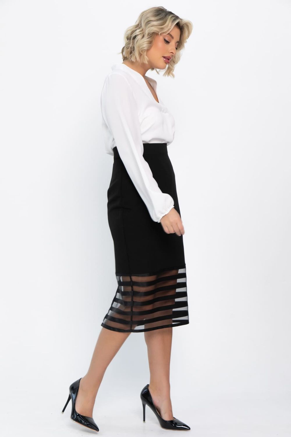 Юбка карандаш Фернандель (черная) Ю14744-10М LT Collection