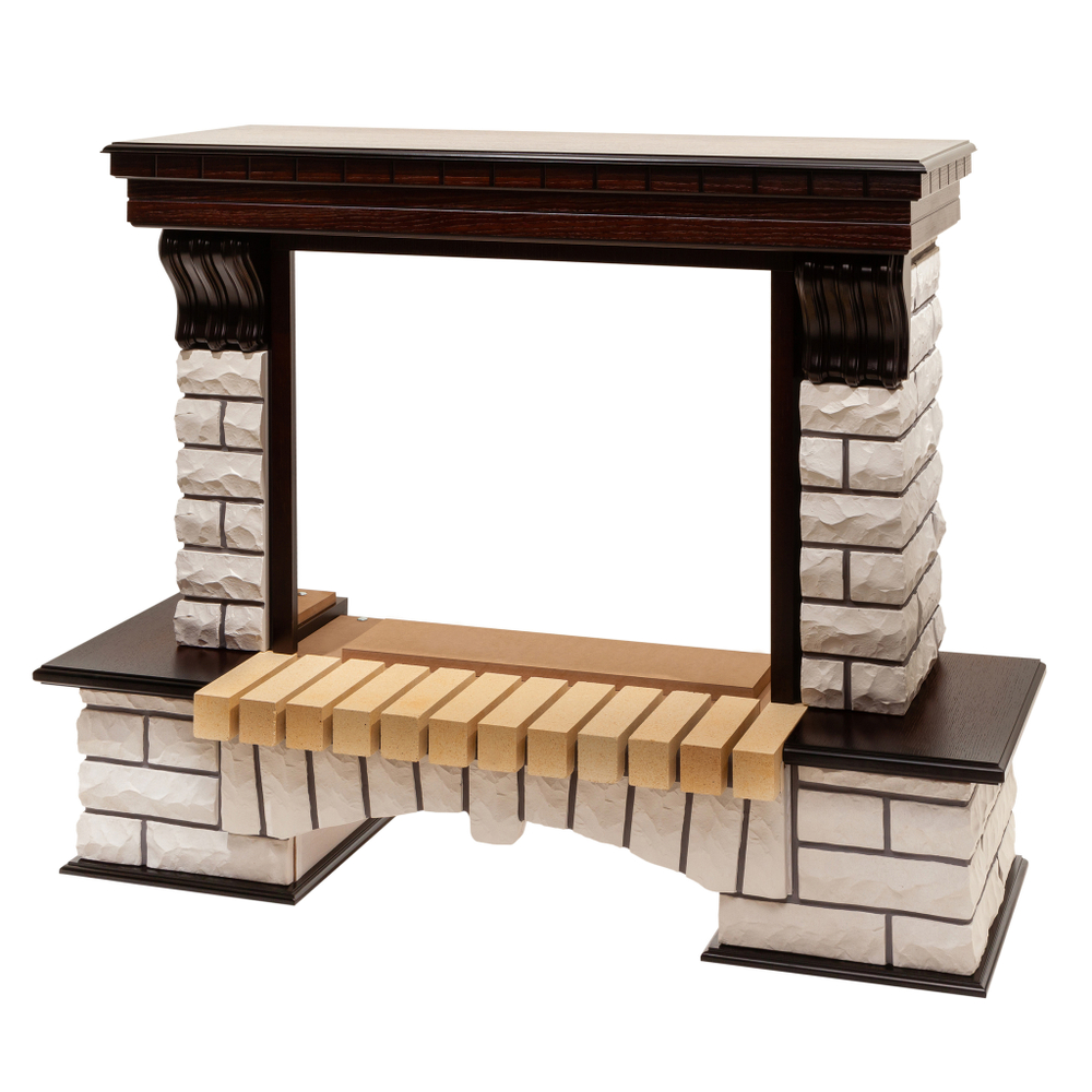 Портал Real Flame Country 25,5/26 WT Античный дуб