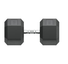 Гантель гексагональная UNIX Fit обрезиненная 50 кг / шт.