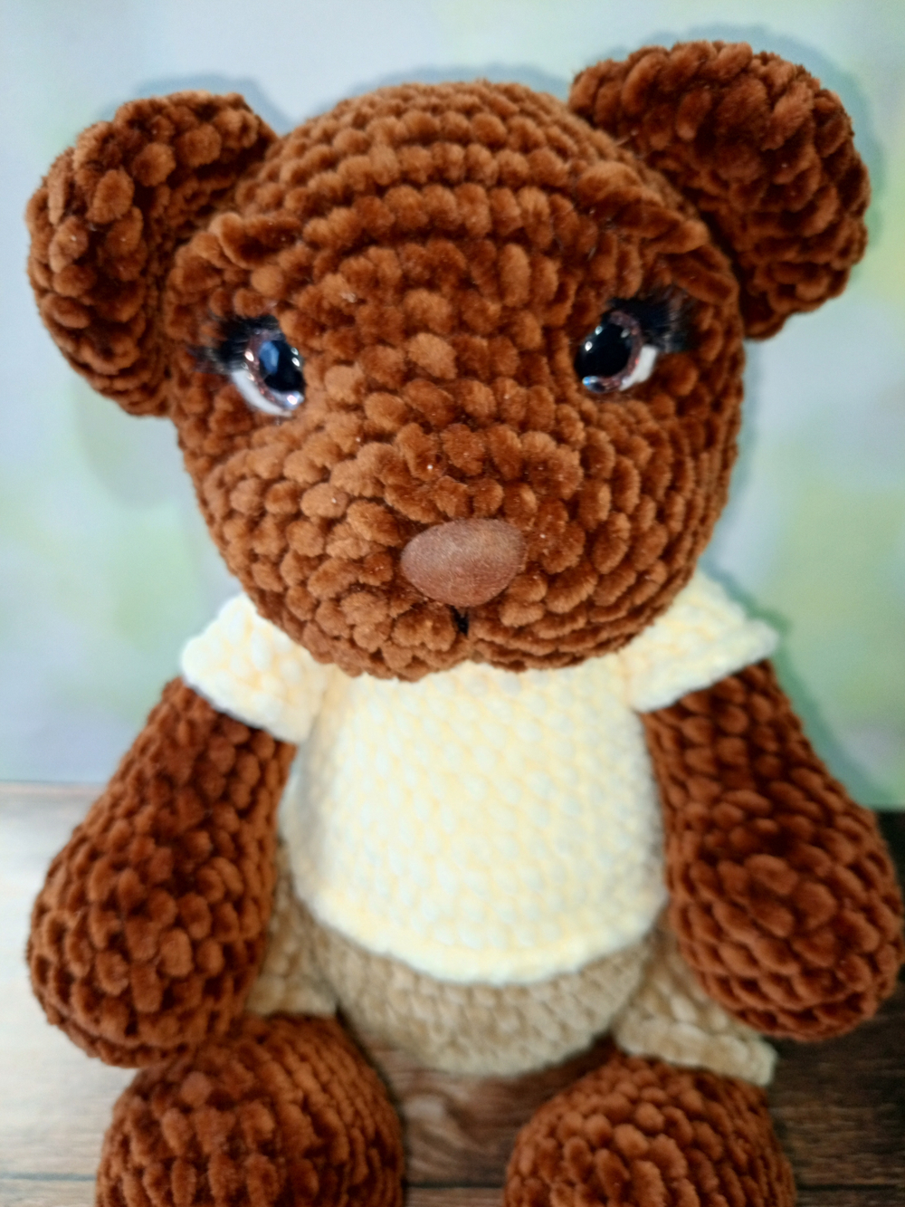 Вязанная игрушка ручной работы в единственном экземпляре