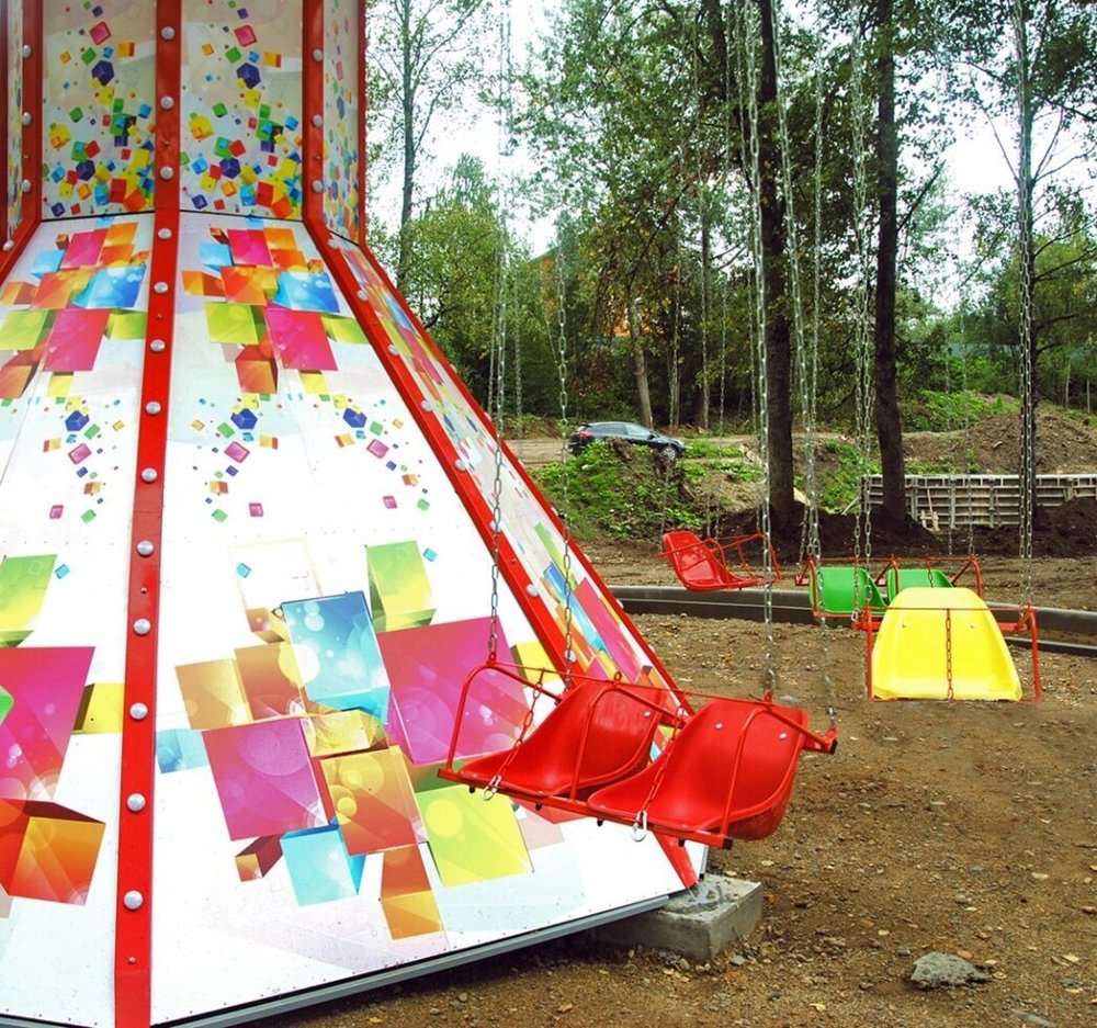 Карусель "Вихрь" 12- 24 мест грузоподъемность 90 кг/место