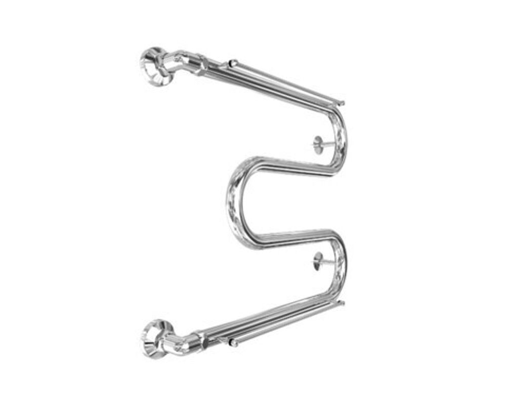 Полотенцесушитель ДВИН 500Х500 1" с полкой Водяной