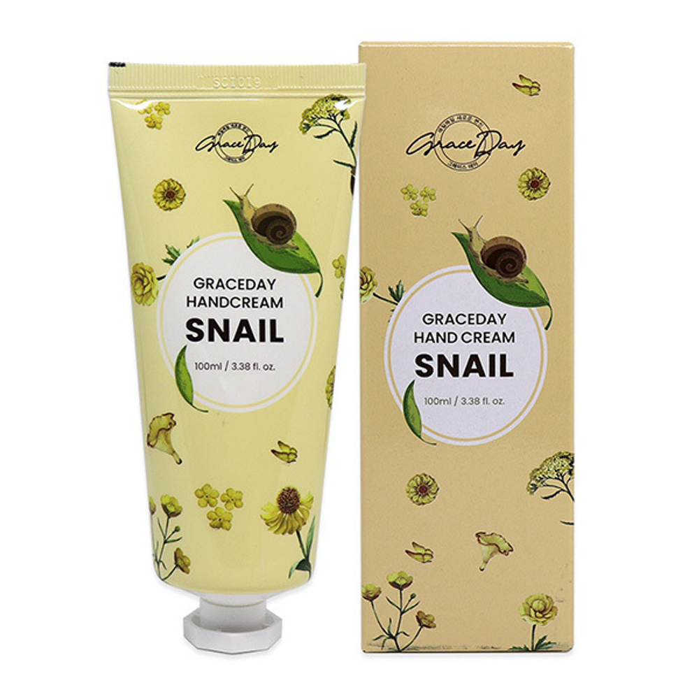 Восстанавливающий крем для рук с Муцином Улитки Grace Day Hand Cream Snail 100мл