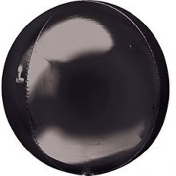 Сфера 3Д "Черная металлик" 40 см