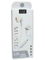 Наушники с микрофоном KIN K106 (белый)
