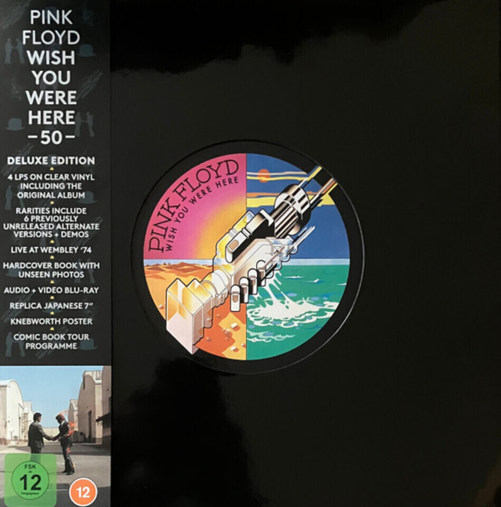 Pink Floyd / Wish You Were Here (50th Anniversary Edition)(Limited Edition)(Clear Vinyl)(4LP+2CD+7"Vinyl Single+Blu-ray)