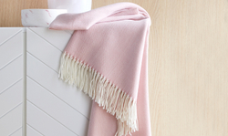 Плед Plume Blanc des Vosges 130x170 Розовый